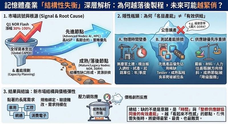 前明星經理人，萬鈞法人視野深度解析記憶體供需。（圖／翻攝萬鈞法人視野粉專）