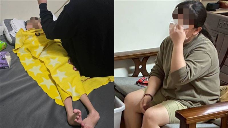 鬼父利用全癱女騙善款全拿!苦母當洗碗工咬牙養4兒女18年,全家逃離。(圖/翻攝自《愛的延續》公益協會臉書)