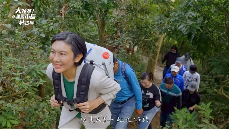 高雄市長參選人林岱樺今天公布形象影片，講述自己從政25年已做足準備。（圖／翻攝畫面）