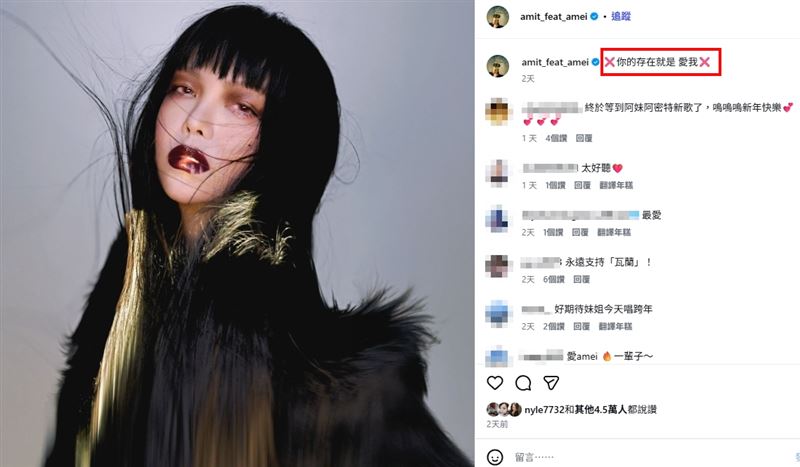 阿妹回憶，媽媽有一次一如往常地微笑看著大家，卻忘了家人的名字，「媽媽年紀大了，與其說難過，不如說是害怕失去的恐懼」。（圖／翻攝自張惠妹IG）