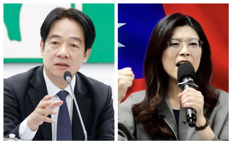 總統賴清德（左）、國民黨主席鄭麗文（右）。（合成圖／民進黨提供、翻攝鄭麗文臉書）