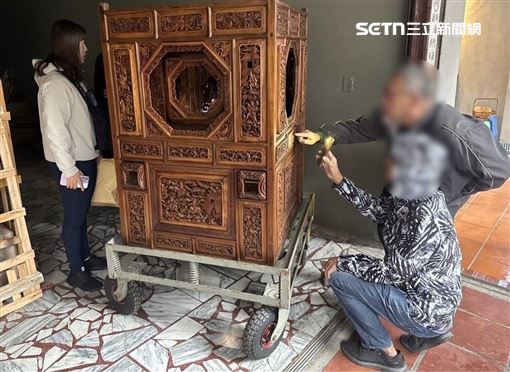 台南百年神轎送修取回竟變「全新中國製」