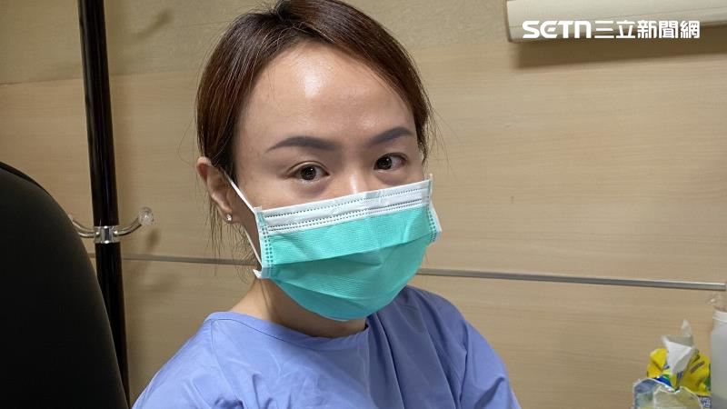 員榮醫院神經內科醫師陳彥秀經核磁共振（MRI）檢查發現，婦人右側海馬迴出現亮點，證實是局部中風。（圖／員榮醫院）