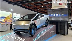 特斯拉Cybertruck。（圖／記者鍾釗榛攝）