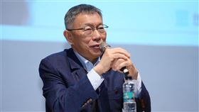 柯文哲出席「阿北回嘉小草座談」活動。（圖／民眾黨提供） 