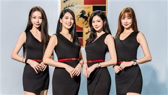 2026台北車展保時捷展區。（圖／Porsche提供）