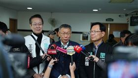 柯文哲出席「阿北回嘉小草座談」活動。（圖／民眾黨提供） 