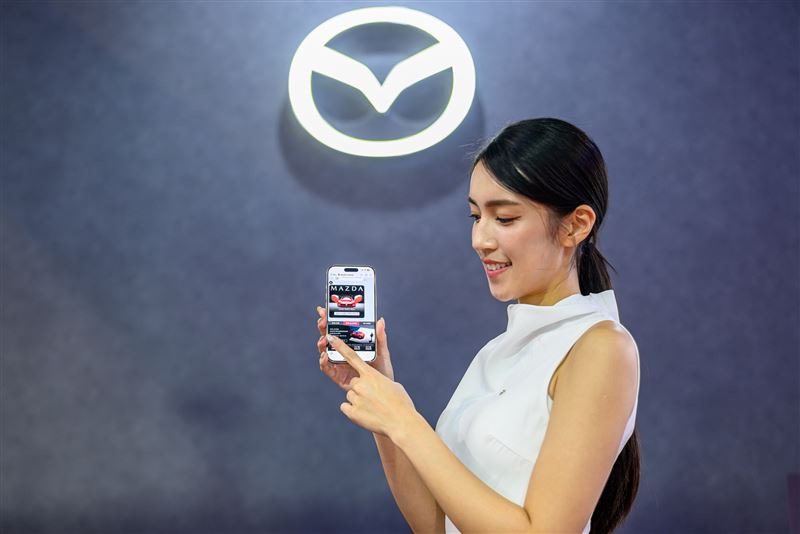 台灣馬自達以全新品牌精神「Smile Every Mile」參與本屆車展。（圖／Mazda提供）