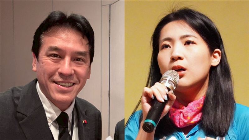 徐巧芯（右）在黃暐瀚（左）貼文下方回應，她說，如果總統是韓國瑜，不認為韓會提出這樣的條例內容。（組合圖／翻攝自黃暐瀚、徐巧芯臉書）