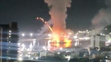 卡拉卡斯遭空襲！委內瑞拉進入緊急狀態,馬杜羅怒斥：美圖謀石油資源。（圖／翻攝自X平台 @BaateinStockKi）