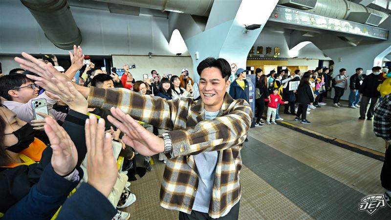 中信兄弟宋晟睿出席中信特攻活動。（圖／中信特攻提供）