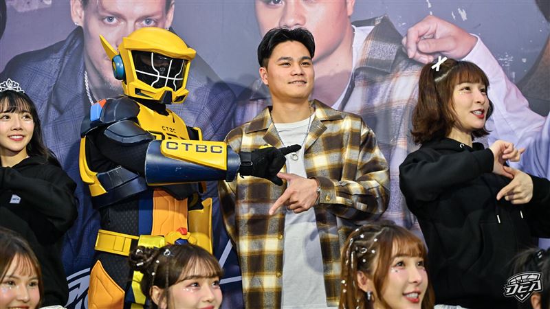 中信兄弟宋晟睿出席中信特攻活動。（圖／中信特攻提供）