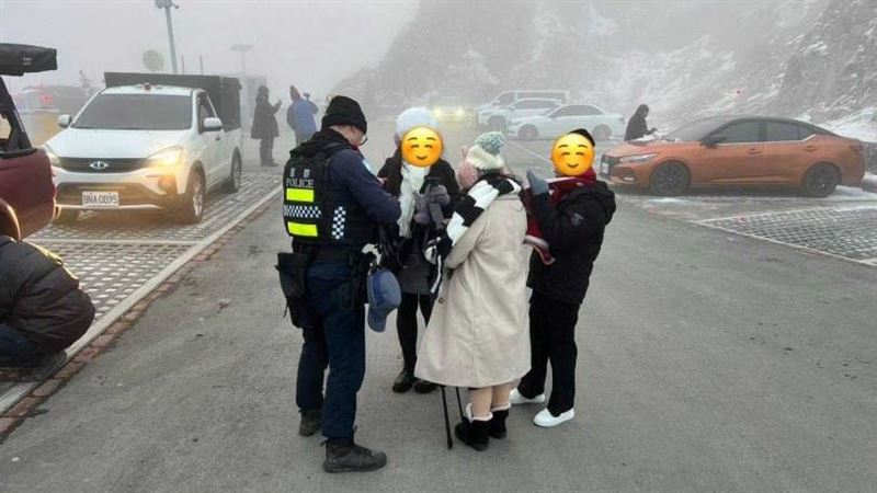 元旦武嶺追雪亂象齊發　太管處鐵腕開罰