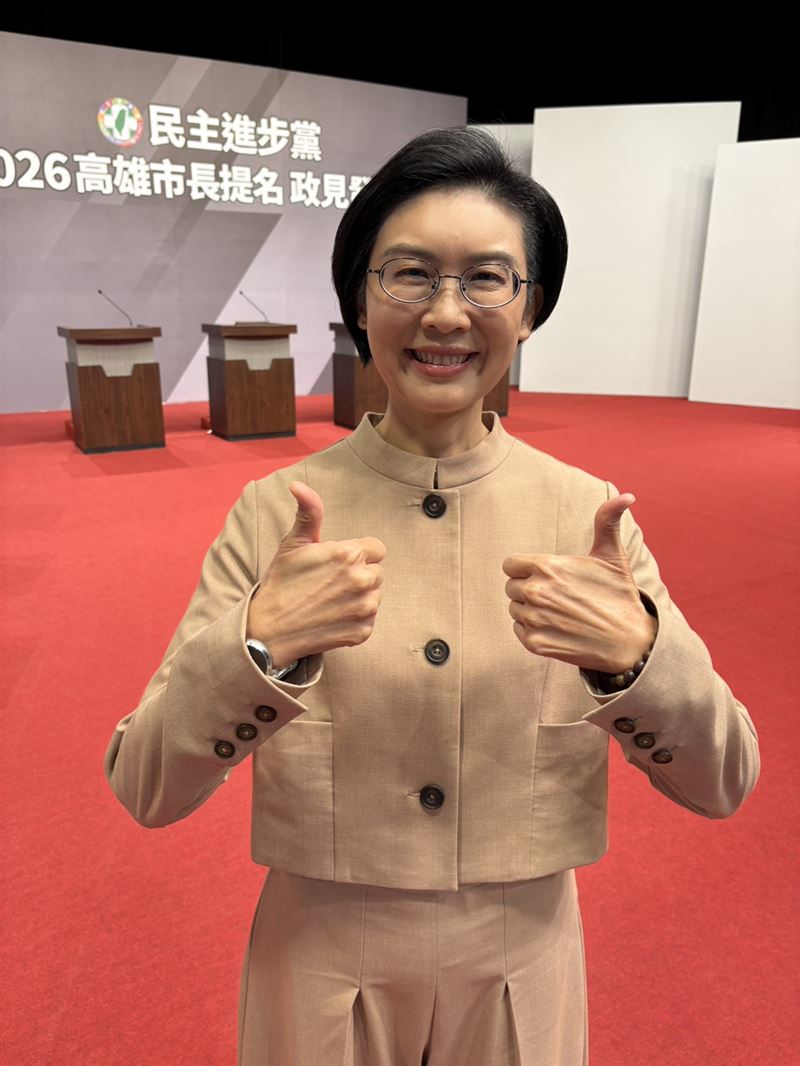 高雄市長初選政見會登場，林岱樺強調以市民為核心提出治理構想。（圖／林岱樺辦公室提供）