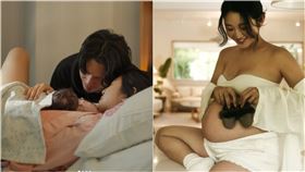 快訊／「華航林依晨」生了！　曝光一家三口照：順產，母子均安　圖／翻攝自weicutey IG