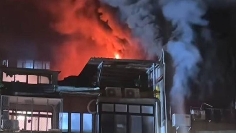 北市中山區民宅大火!警消灌救1婦人送醫