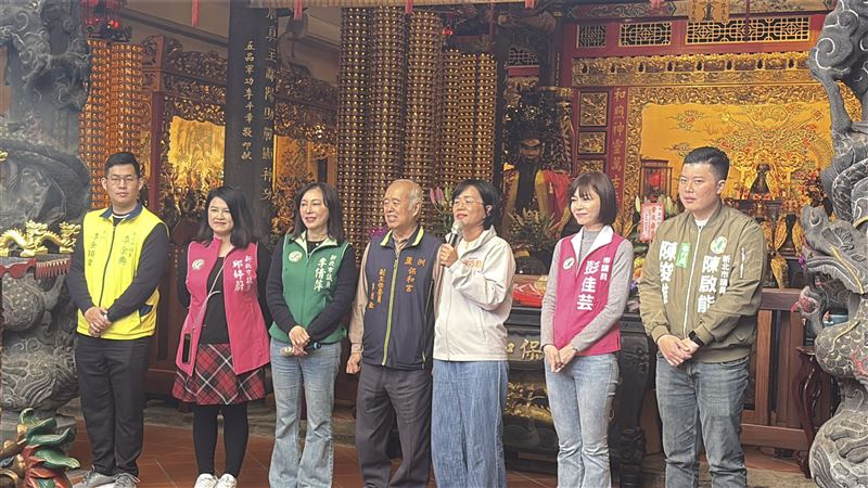 民進黨新北市長參選人蘇巧慧今（4）日赴蘆洲市長掃街拜票前受訪。（圖／蘇巧慧辦公室提供）