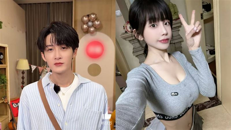 司曉迪（右）自爆被檀健次（左）約過夜。（圖／翻攝自微博）