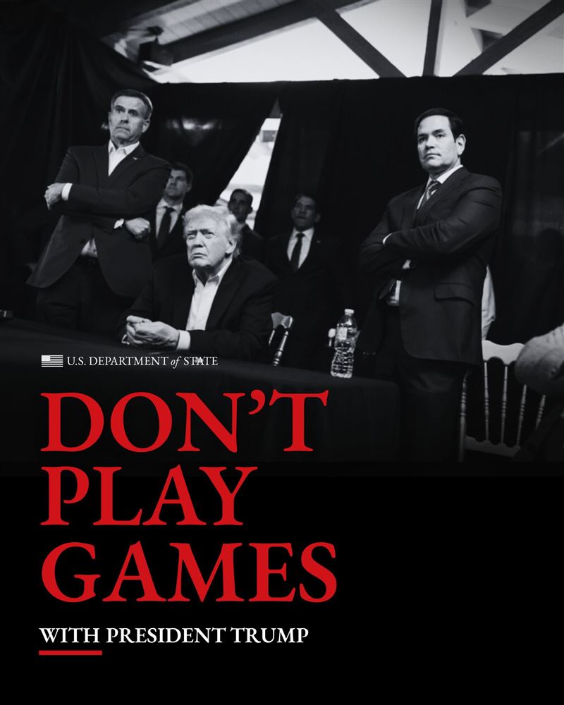 川普轟炸、暫管委國又逮總統，他自豪超越門羅主義，「這是唐羅主義！」（圖／翻攝自X平台 @StateDept）