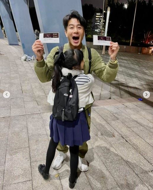 郭彥均騙女兒沒有買到BABYMONSTER小巨蛋演唱會門票。（圖／翻攝自IG @antony8955）