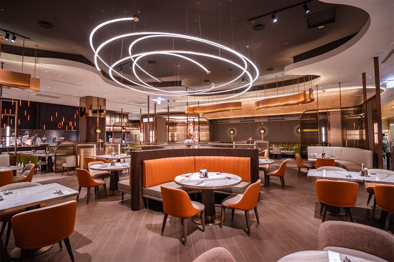 全台最難訂Buffet島語第三家進駐桃園台茂。(圖／漢來美食提供）