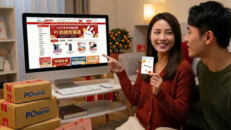 Pi拍錢包PChome24h購物消費。（圖／Pi拍錢包提供）