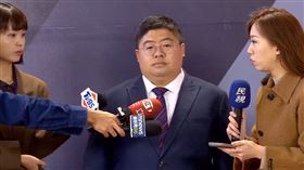 民進黨立委蔡易餘政見發表會後受訪。（圖／翻攝畫面）