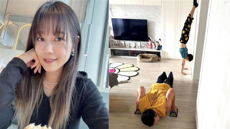 嚴立婷一出房門秒傻眼！老公兒子私照曝光