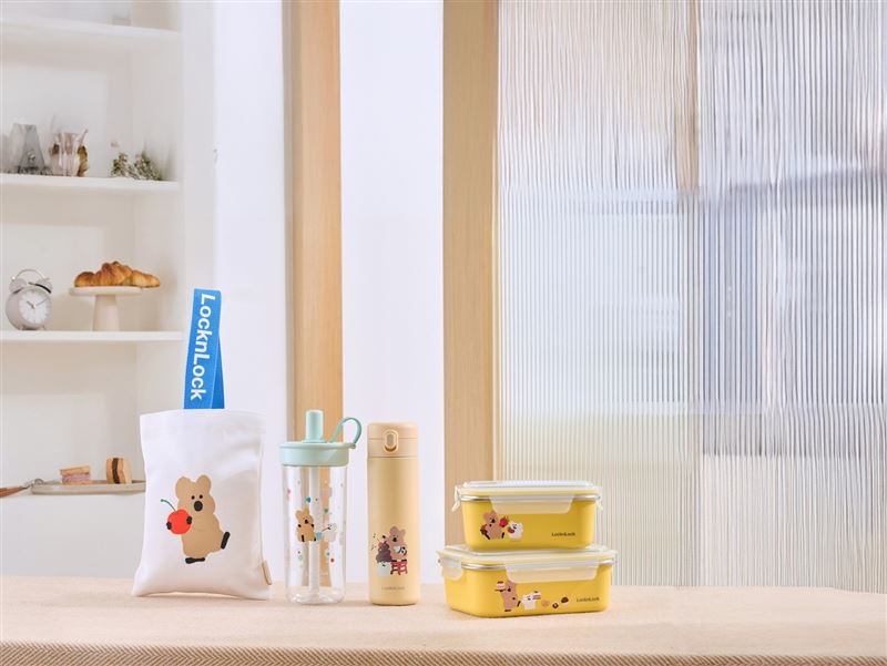 樂扣樂扣DINOTAENG呆萌町系列商品品項豐富，一次購足多樣生活情境及日常所需。（圖／品牌業者提供）