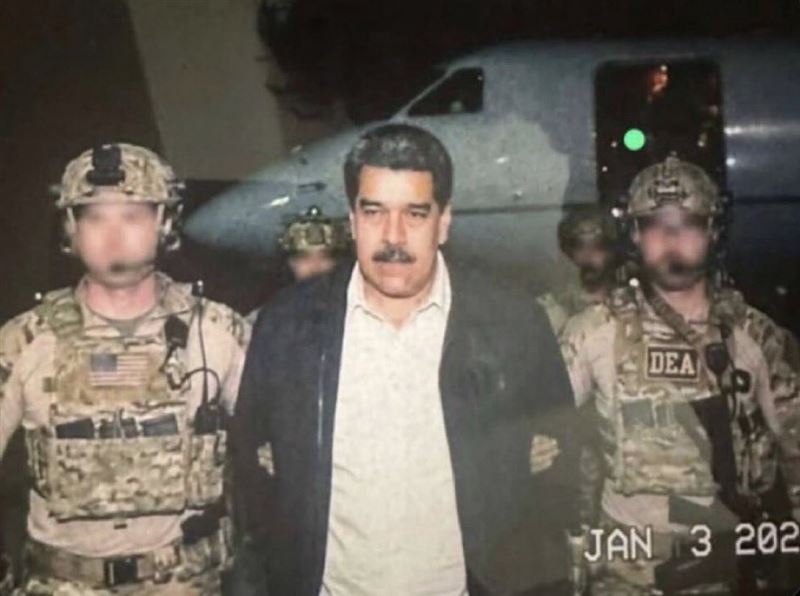 美軍「複製」馬杜洛的安全屋模擬突襲，讓馬杜洛完全沒有時間躲進安全室就落入美軍手中。（圖／翻攝自白宮X）