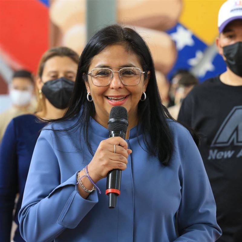 羅德里格斯向美國提出合作。（圖／翻攝自Delcy Rodriguez臉書）