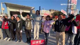 邱議瑩拚初選　拜票展「最強母雞」氣勢