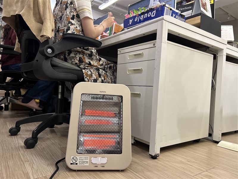 電暖器可作為短時間升溫輔助，非全天候使用。（圖／486團購提供）