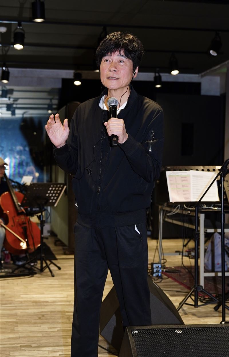 洪榮宏「舊情綿綿」演唱會首次練團。（圖／記者趙于瑩攝影）