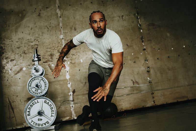 lululemon品牌大使Lewis Hamilton。（圖／品牌業者提供）