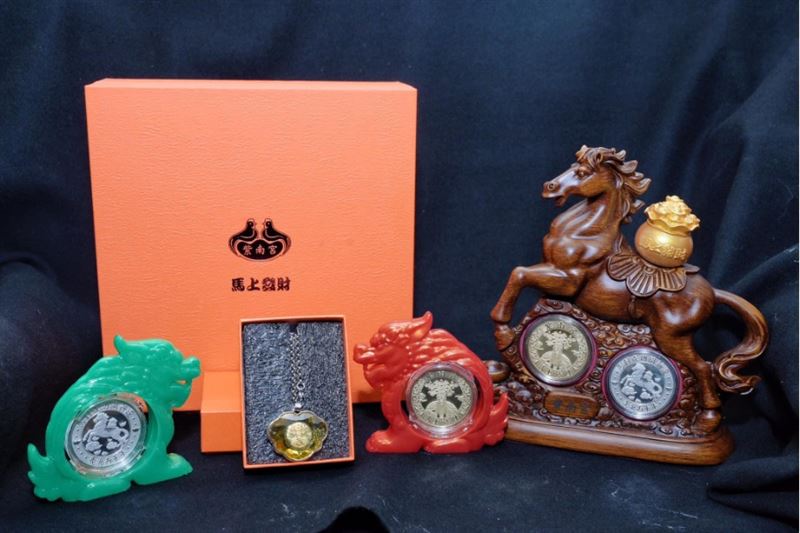 馬年錢母。（圖／翻攝自竹山紫南宮粉絲專頁）