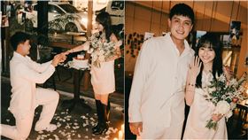 味全龍劉基鴻求婚成功。（圖／翻攝自IG @yingxuange）