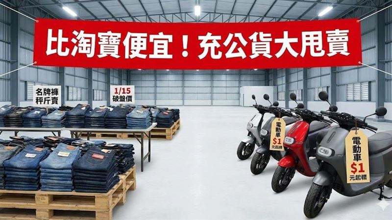 高雄關115年首場私貨標售將於1月15日登場，不限身分全民皆可標！拍賣物含電動車、行李箱、服飾等。有意者請於1月9日、1月12日到14日申請通行證進港看貨；押標手續於1月12日到14日辦理。提醒部分商品須檢驗合格證或限退運，投標前請詳閱官網。（AI製圖）