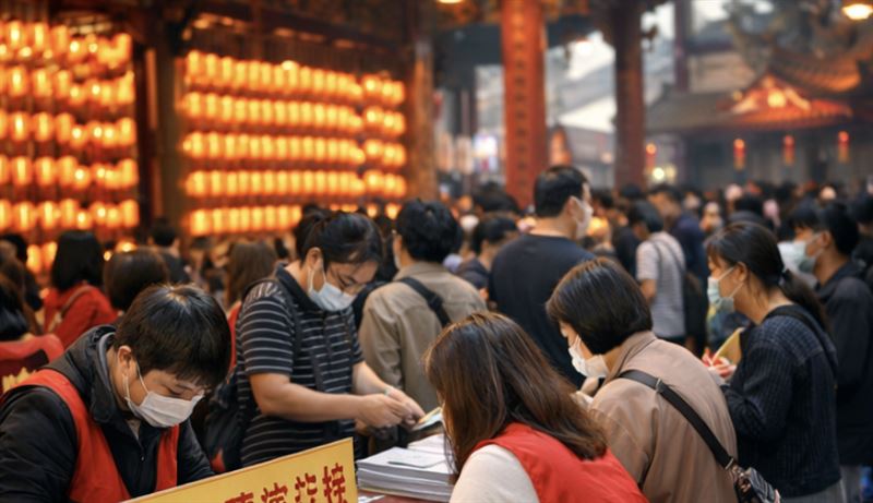 點燈是許多人農曆年前的重要祈福儀式。（圖／CANVA製作）