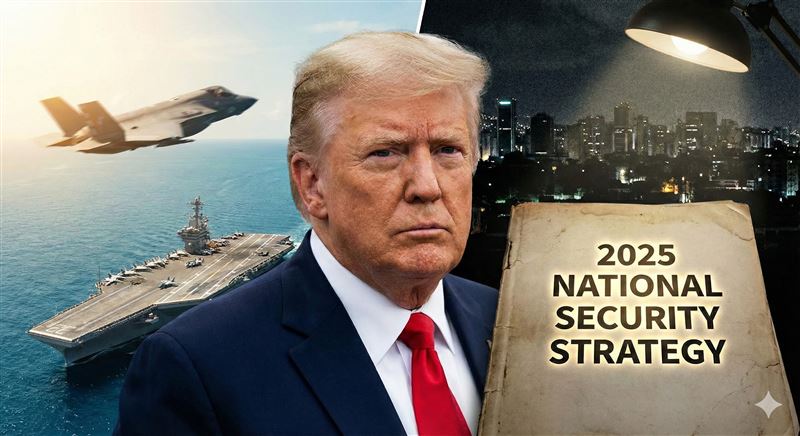 美國最新的《國家安全戰略》（National Security Strategy, NSS）明確定義了「川普推論」的核心精神：美國將重新確立在西半球的絕對優勢，並強制執行門羅主義，以「拒絕任何非西半球的競爭者在此區域部署軍力或控制關鍵資產」。（圖／AI製圖）