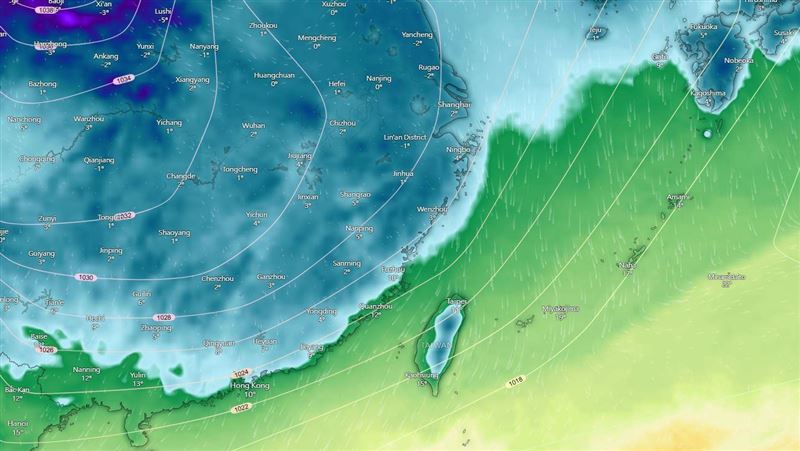 強烈冷氣團發威!3大區防9度以下嚴寒低溫