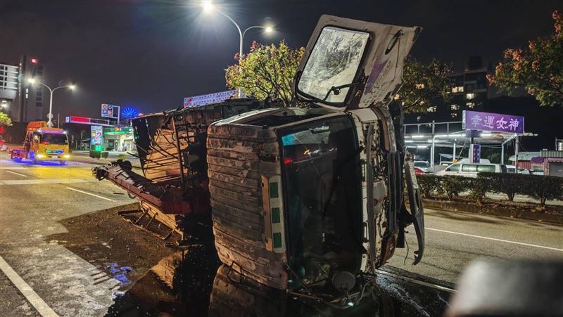 台中向上路又出事！貨車「煞車失靈」暴衝