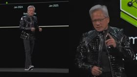 黃仁勳的皮衣變了。（圖／Yahoo Finance　YT）
