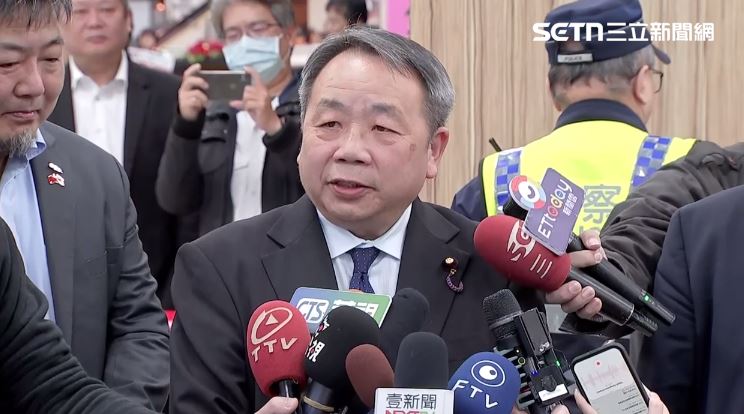 日本參議員石平抵台訪問高喊台灣就是台灣跟中國沒有一毛錢的關係（圖／翻攝畫面）