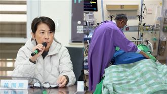 黃珊珊母住加護病房！柯文哲探病畫面曝