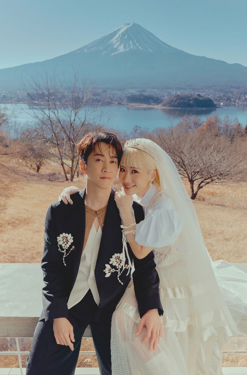 陳漢典、Lulu婚紗照。（圖／天地合娛樂提供）