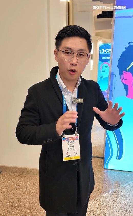 主跑科技線的記者方昱翔，從GTC、COMPUTEX以及多年CES採訪零缺席，更已成了輝達NVIDIA工作人員眼中的熟面孔