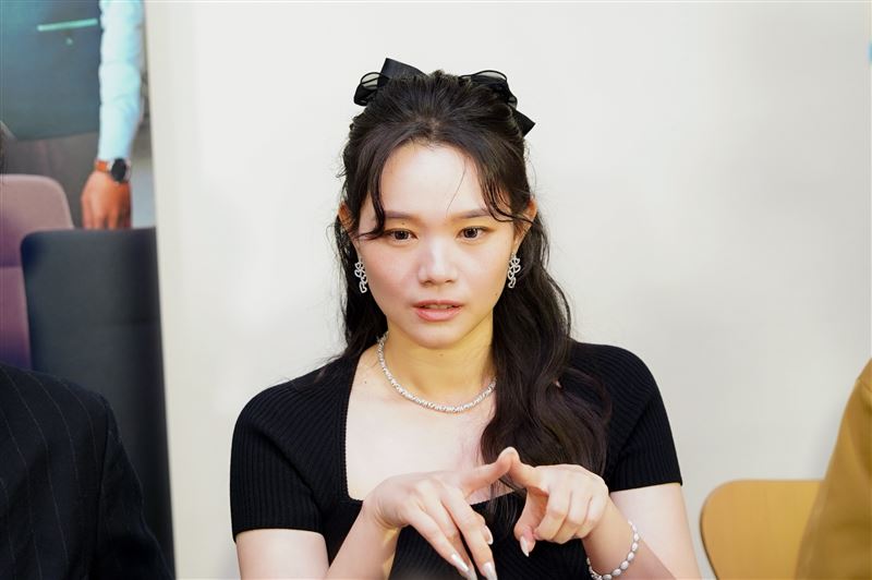 王真琳半年暴肥8公斤。（圖／記者趙于瑩攝影）