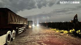 台北土方同業公會理事長王建祥違法傾倒廢土 記者李依璇攝影