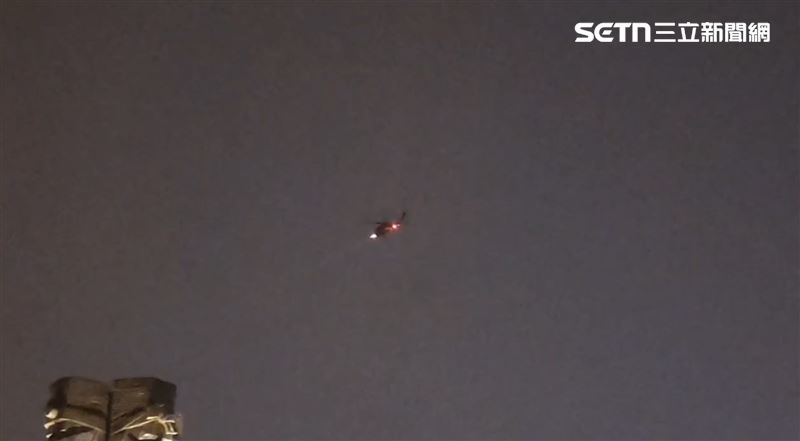 花蓮空軍基地出動搜救。（圖／記者呂彥攝影）